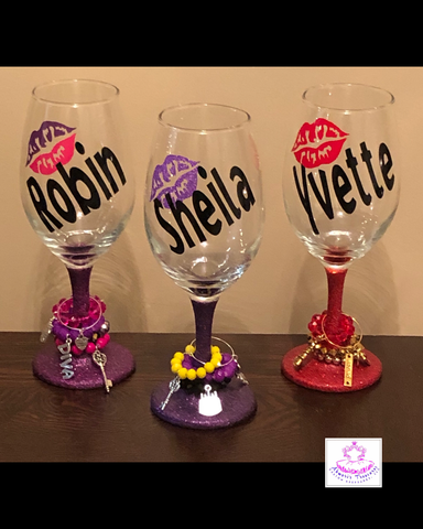 💋 Charmed Wine Glasses