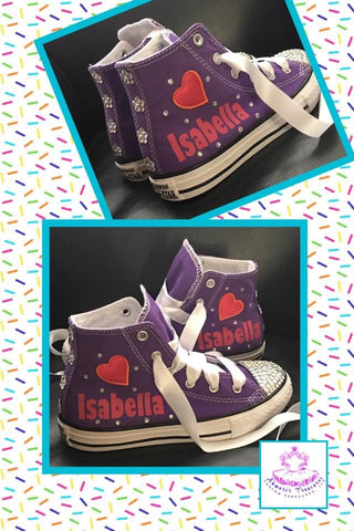 Custom High Tops with Name Personalization