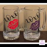 Xoxo Mug or Wine Glass (free name personalization)