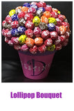 Pink and Purple Personalized Lollipop Bouquet