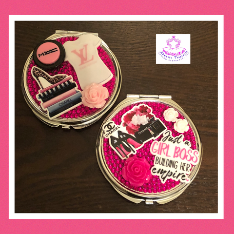 Pink Passion Compact Mirror