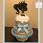 2 - Tiered Princess themed Money Cake