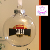 Football themed ornament