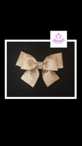 Gold Hair Bow