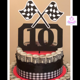 Racing themed Money Cake