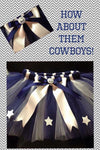 Cowboys themed Tutu