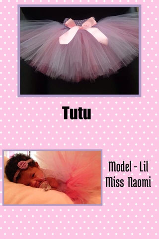 Light Pink, Lavender and White Tutu